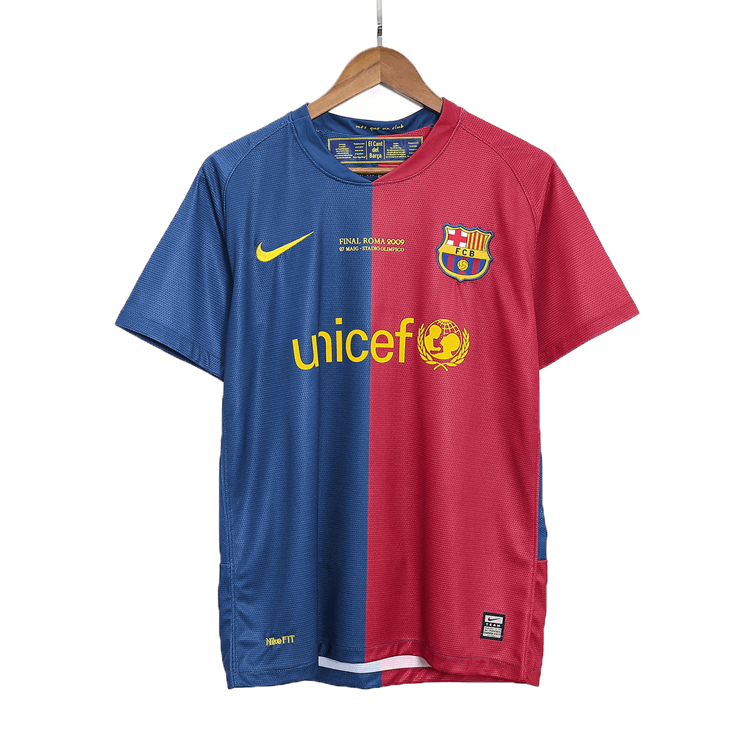 UCL Camiseta Retro 2008/09 Barcelona Primera Equipación