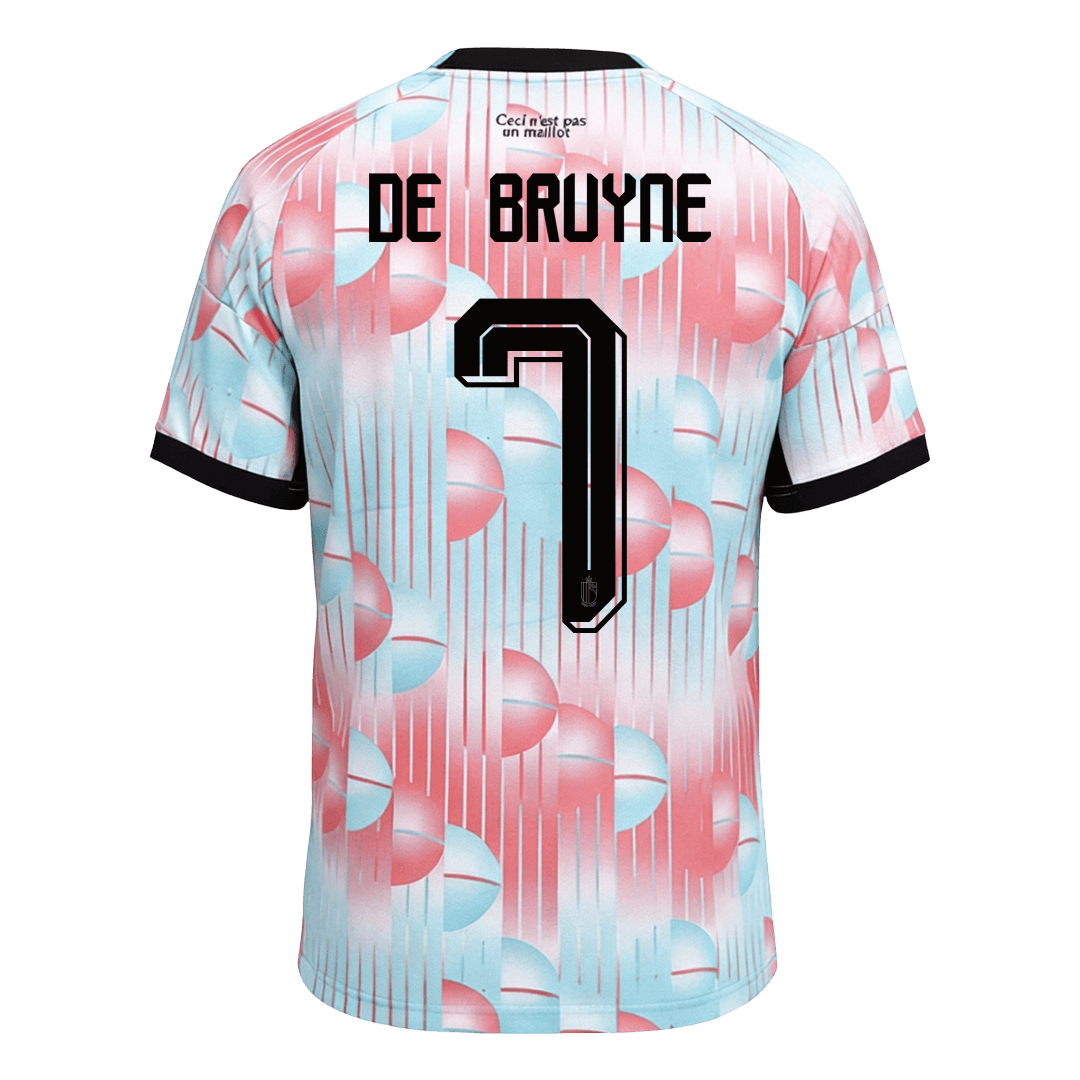 Camiseta DE BRUYNE #7 Belgium 2026 Segunda Equipación Copa del Mundo - Versión Hincha