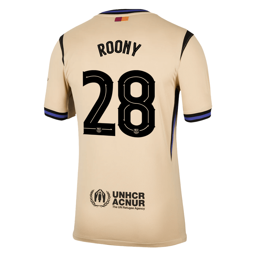 Camiseta ROONY #28 Barcelona 2025/26 Segunda Equipación - Versión Hincha