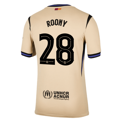 Camiseta ROONY #28 Barcelona 2025/26 Segunda Equipación - Versión Hincha
