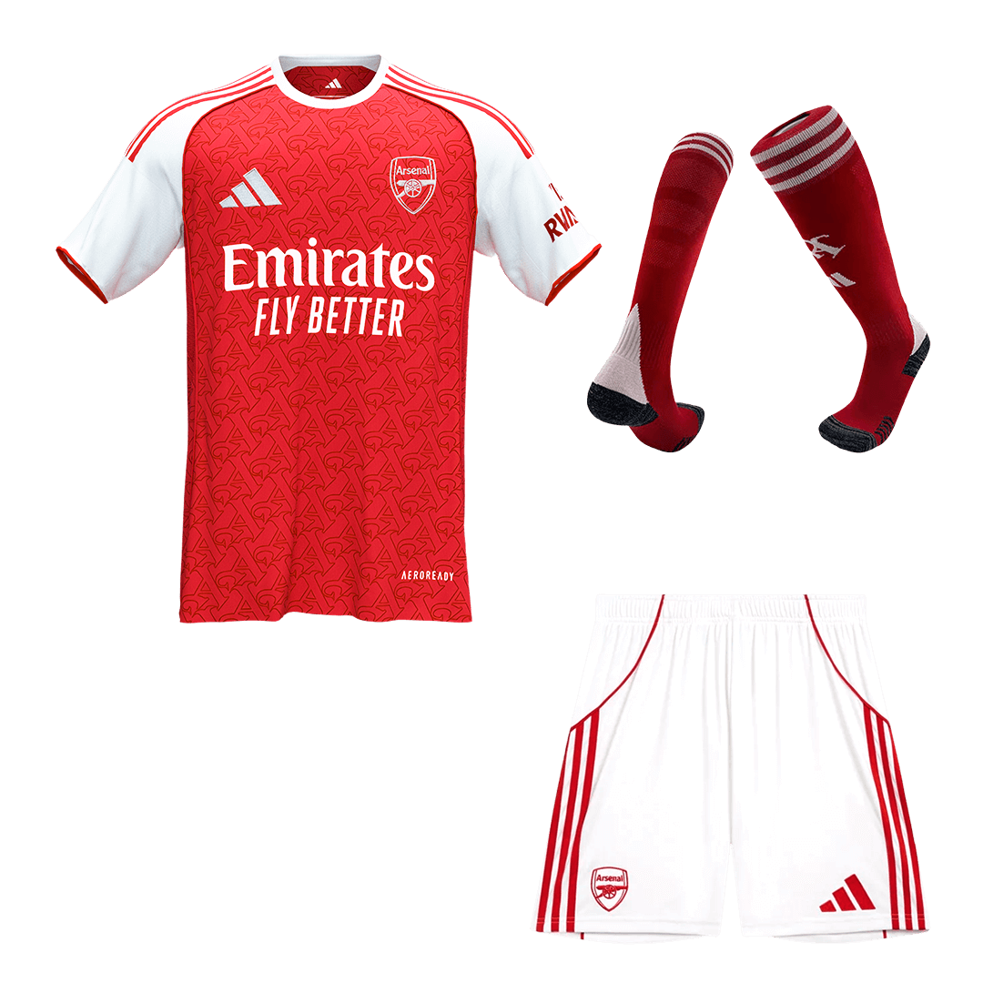 Calidad Premium Conjunto Completo Arsenal 2025/26 Primera Equipación-Camisetas Pasion Shop