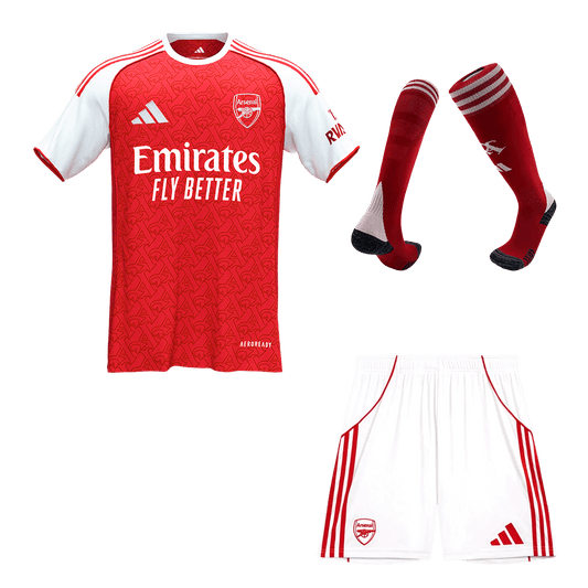 Calidad Premium Conjunto Completo Arsenal 2025/26 Primera Equipación-Camisetas Pasion Shop