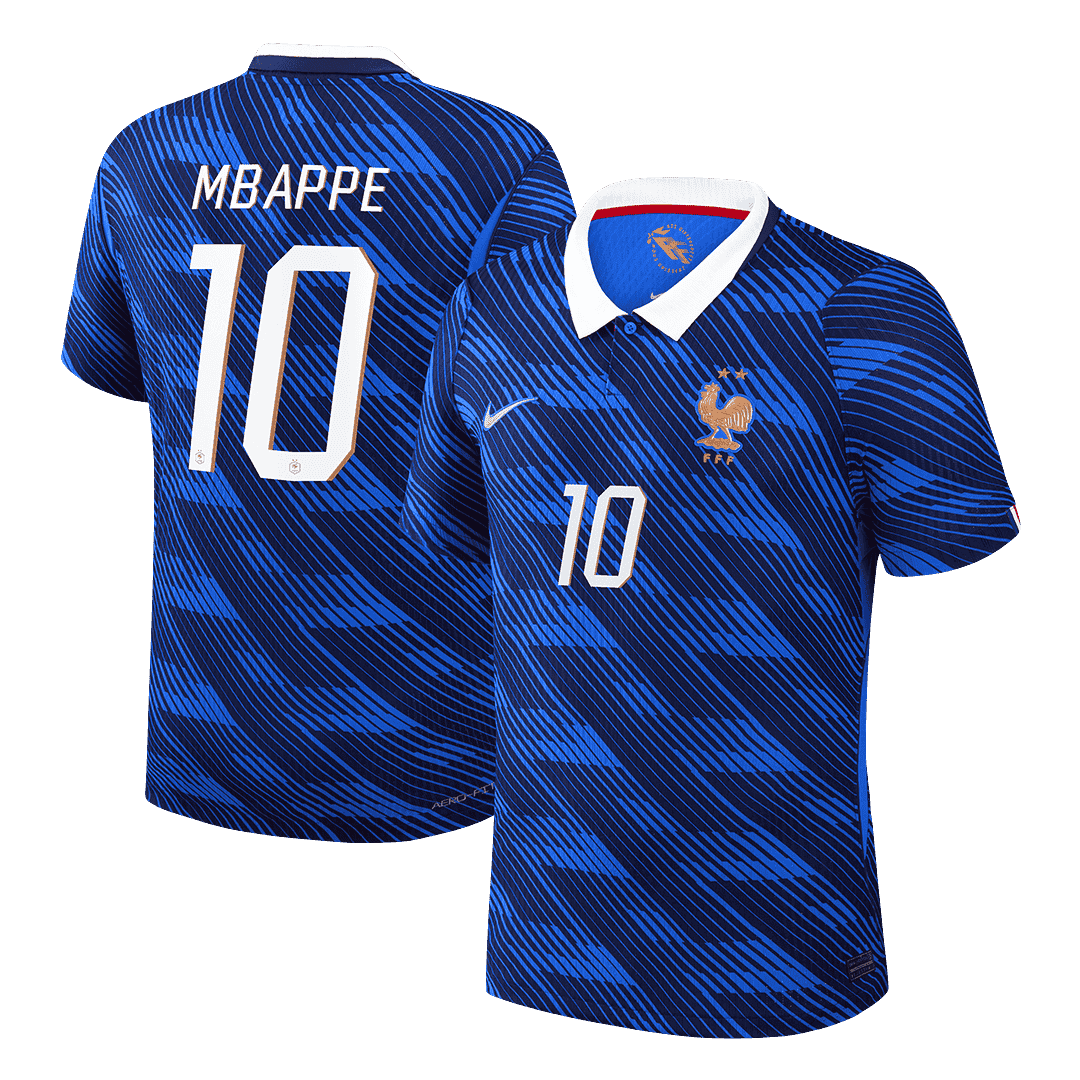 Camiseta Auténtica MBAPPE #10 France 2026 Primera Equipación Copa del Mundo -Versión Jugador