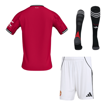 Calidad Premium Conjunto Completo Manchester United 2025/26 Primera Equipación-Camisetas Pasion Shop