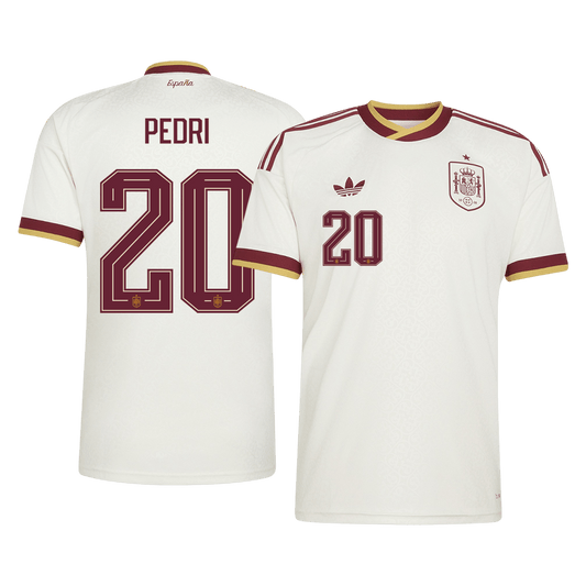 Camiseta PEDRI #20 Spain 2026 Segunda Equipación Copa del Mundo - Versión Hincha