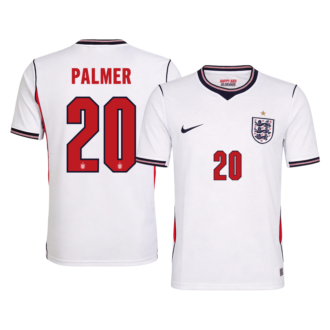 Camiseta PALMER #20 England 2026 Primera Equipación Copa del Mundo - Versión Hincha