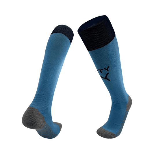 Manchester City Primera Equipación Soccer Calcetines 2025/26