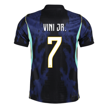 Camiseta Auténtica VINI JR. #7 Brazil 2026 Segunda Equipación Copa del Mundo -Versión Jugador
