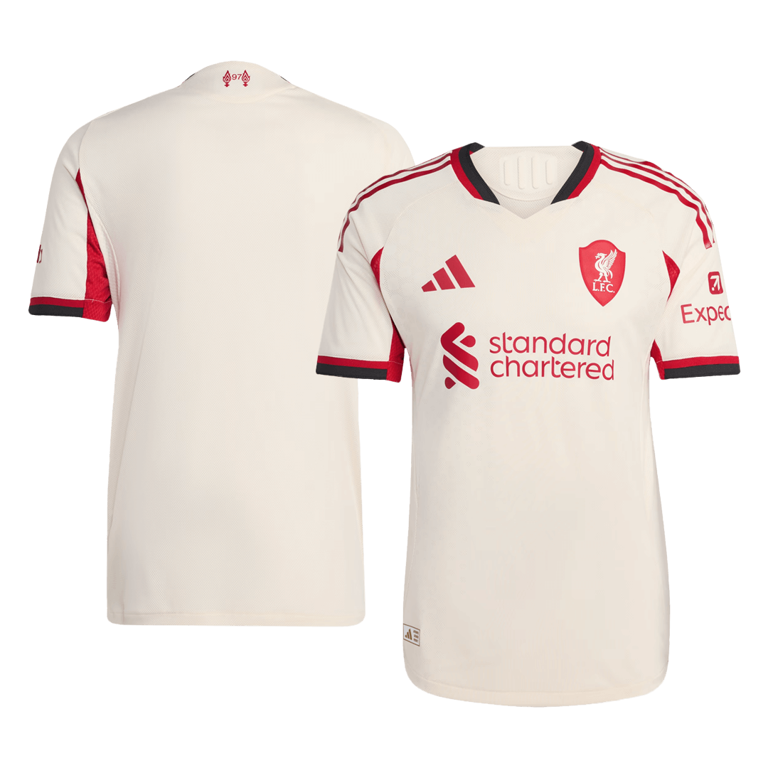 Camiseta Auténtica Liverpool 2025/26 Segunda Equipación-Versión Jugador