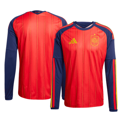 Manga Larga Spain 2026 Primera Equipación Copa del Mundo -Versión Hincha