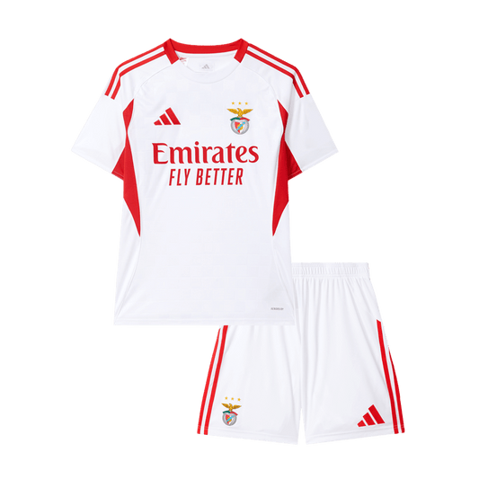 Conjunto Infantil Benfica 2025/26 Tercera Equipación-Camisetas Pasion Shop
