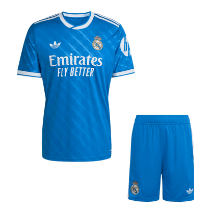 Conjunto Real Madrid 
2025/26 Tercera Equipación (Camiseta + Pantalón Corto)