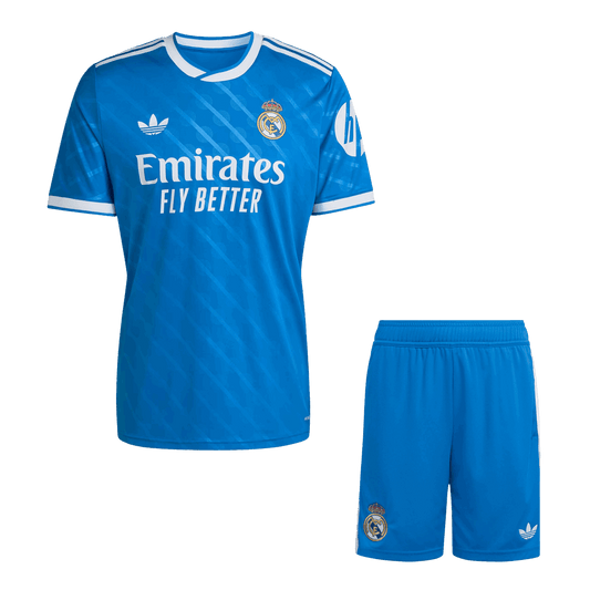 Conjunto Real Madrid 
2025/26 Tercera Equipación (Camiseta + Pantalón Corto)