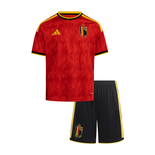 Conjunto Infantil Belgium Copa del Mundo 2026 Primera Equipación