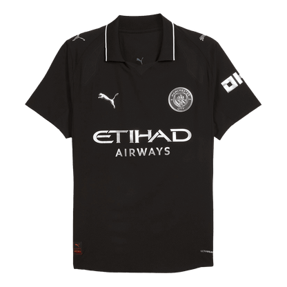 Camiseta Auténtica RODRIGO #16 Manchester City 2025/26 Segunda Equipación-Versión Jugador