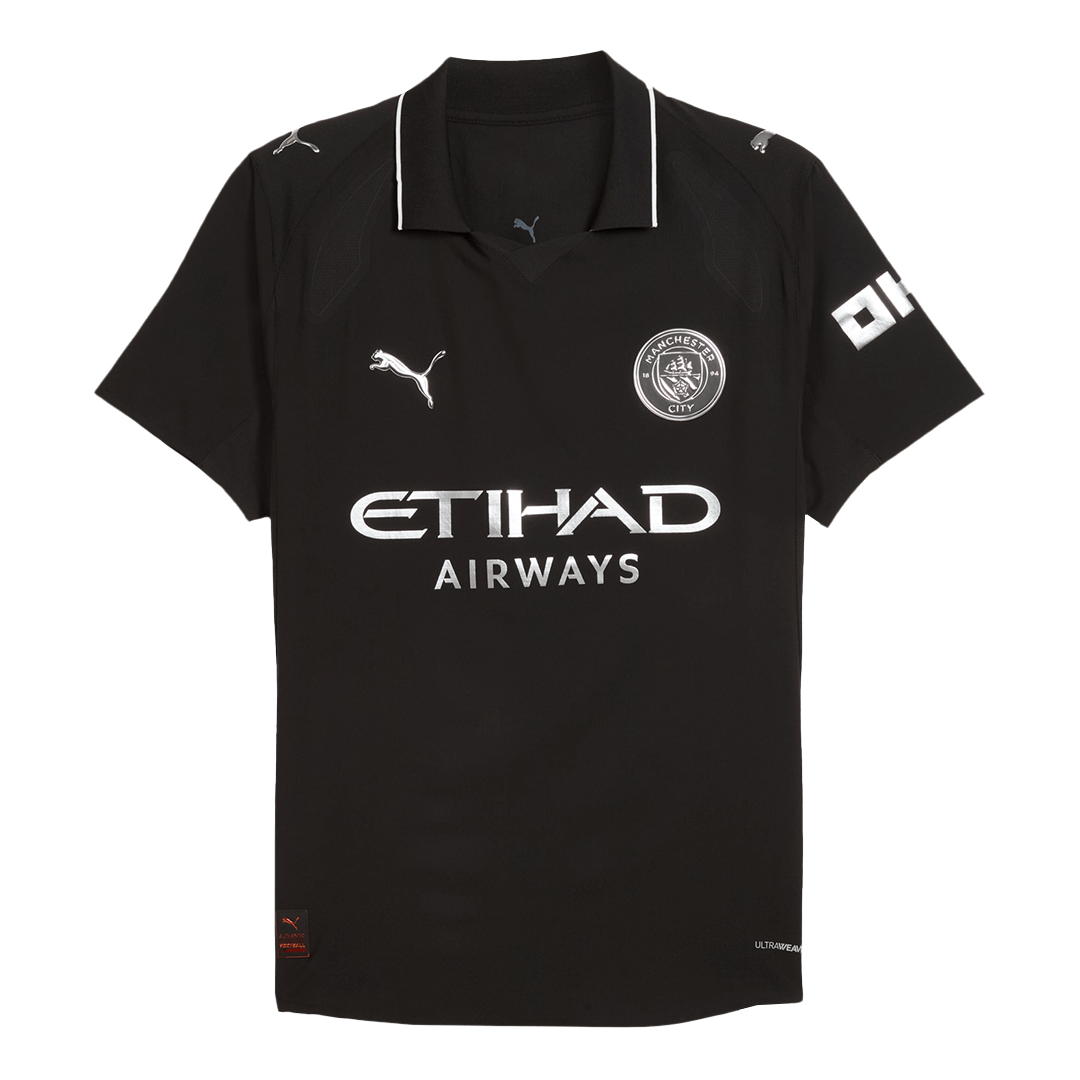 Camiseta Auténtica REIJNDERS #4 Manchester City 2025/26 Segunda Equipación -Versión Jugador