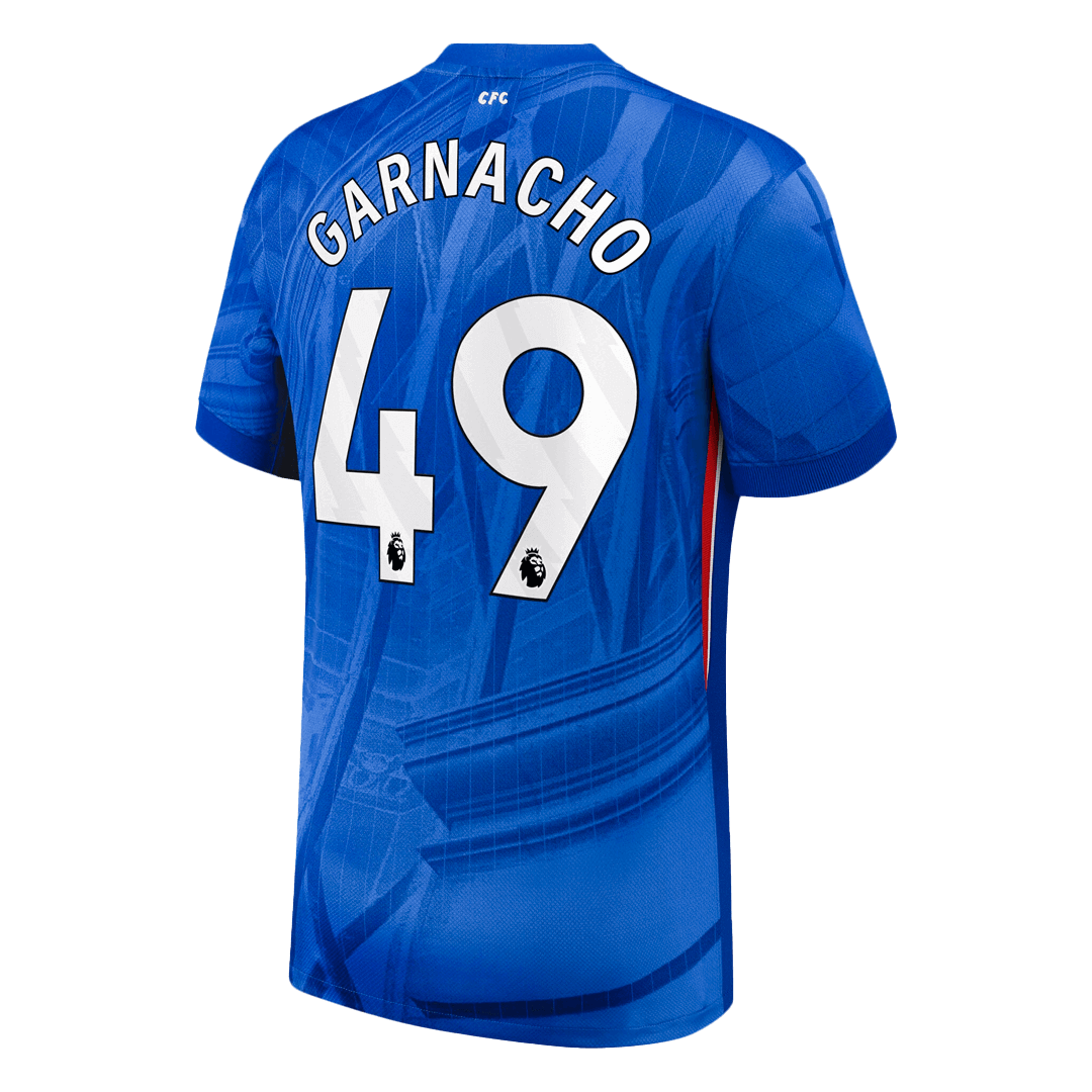 Calidad Premium Camiseta GARNACHO #49 Chelsea 2025/26 Primera Equipación -Versión Hincha