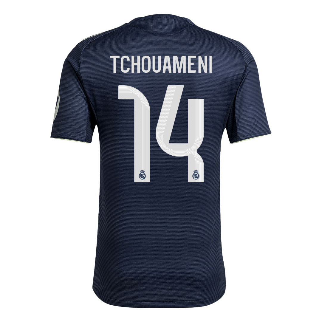 Camiseta Auténtica TCHOUAMENI #14 Real Madrid 2025/26 Segunda Equipación -Versión Jugador