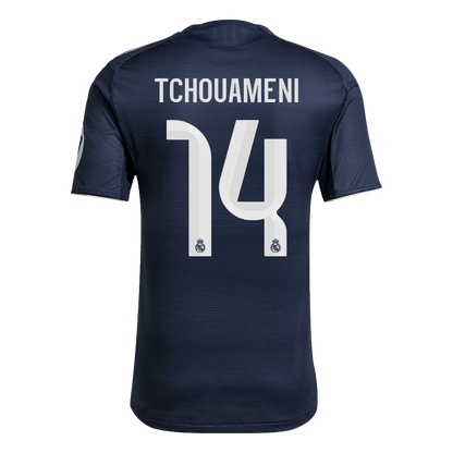 Camiseta Auténtica TCHOUAMENI #14 Real Madrid 2025/26 Segunda Equipación -Versión Jugador