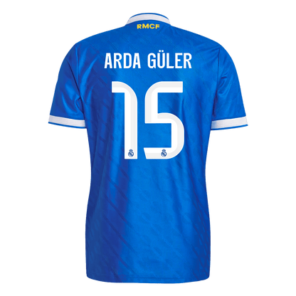 Camiseta Auténtica ARDA GÜLER #15 Real Madrid 2025/26 Tercera Equipación -Versión Jugador