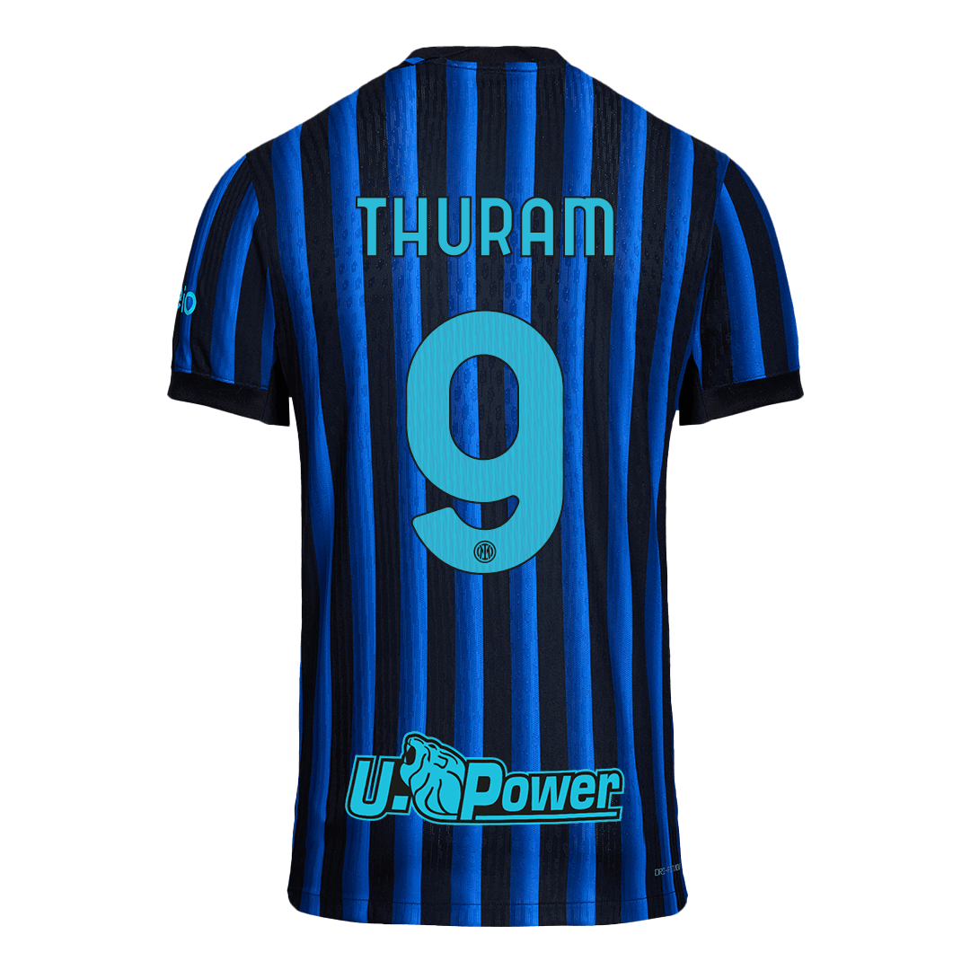Camiseta Auténtica THURAM #9 Inter Milan 2025/26 Primera Equipación -Versión Jugador