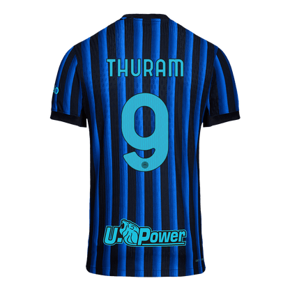 Camiseta Auténtica THURAM #9 Inter Milan 2025/26 Primera Equipación -Versión Jugador