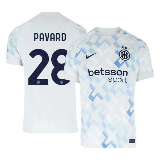 Camiseta PAVARD #28 Inter Milan 2025/26 Segunda Equipación - Versión Hincha