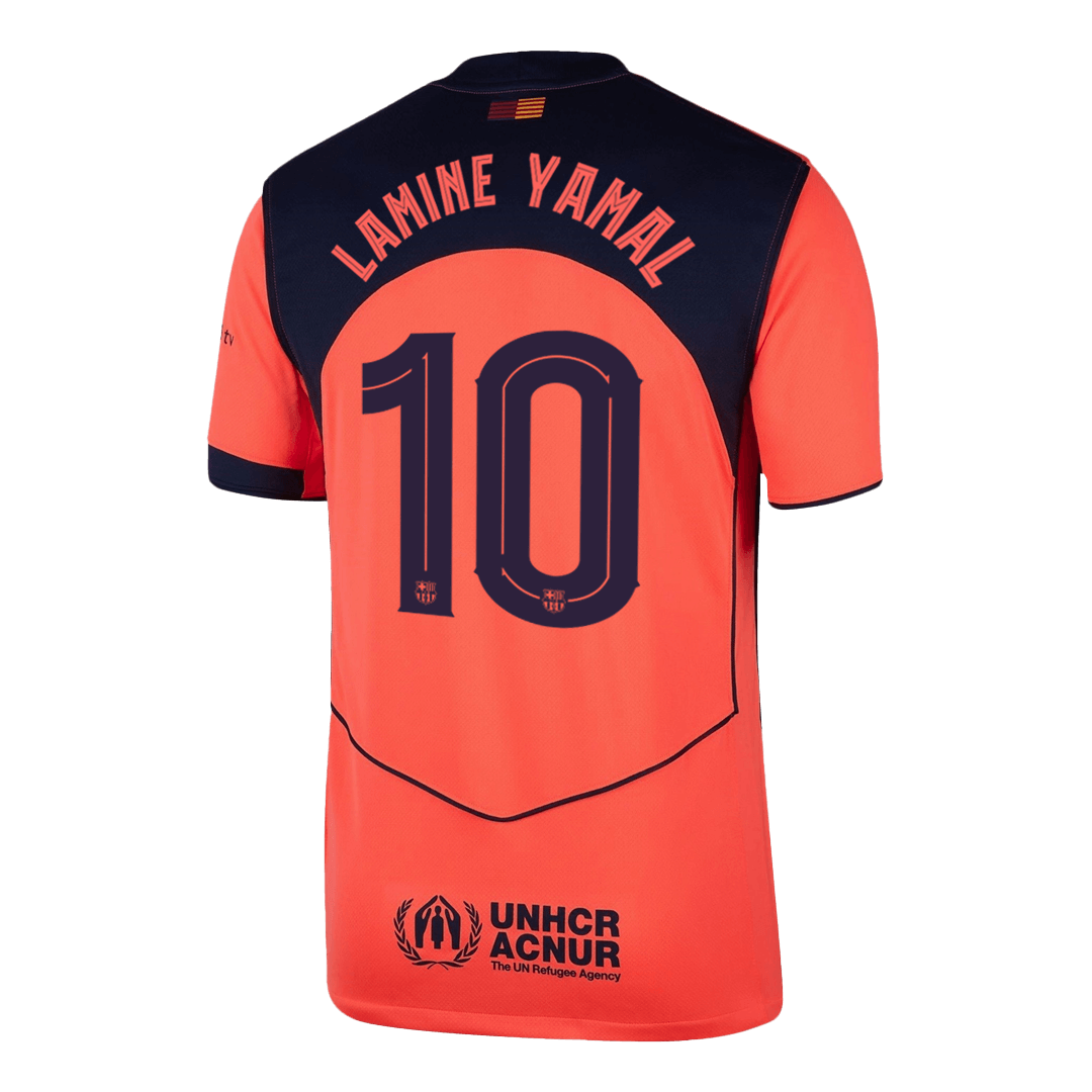 UCL Camiseta LAMINE YAMAL #10 Barcelona 2025/26 Tercera Equipación - Versión Hincha