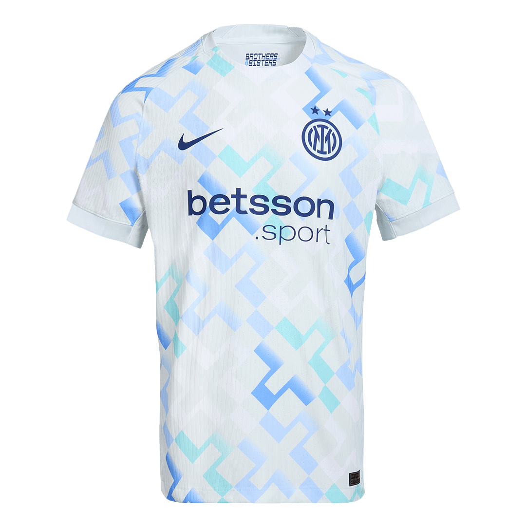 Camiseta Auténtica Inter de Milán 2025/26 Segunda Equipación-Versión Jugador-Camisetas Pasion Shop