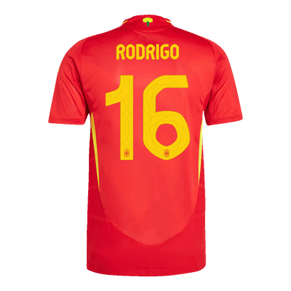 Camiseta Auténtica RODRIGO #16 Spain 2024 Primera Equipación -Versión Jugador