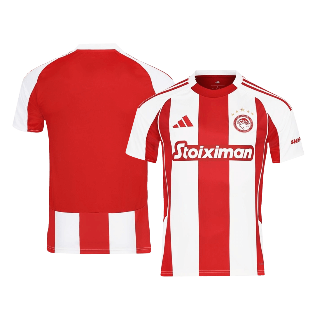 Camiseta Olympiakos 2025/26 Primera Equipación - Versión Hincha-Camisetas Pasion Shop