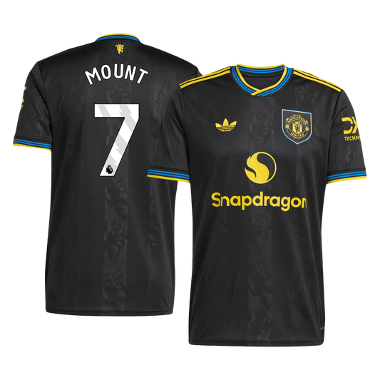 Camiseta MOUNT #7 Manchester United 2025/26 Tercera Equipación - Versión Hincha