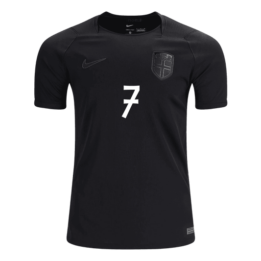 Camiseta SØRLOTH #7 Norway 2026 Segunda Equipación Copa del Mundo - Versión Hincha