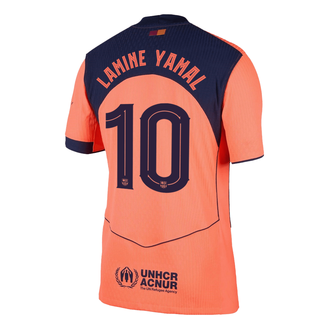 UCL Camiseta Auténtica LAMINE YAMAL #10 Barcelona 2025/26 Tercera Equipación -Versión Jugador-Camisetas Pasion Shop