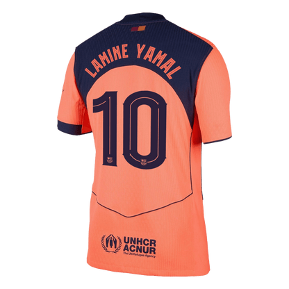 UCL Camiseta Auténtica LAMINE YAMAL #10 Barcelona 2025/26 Tercera Equipación -Versión Jugador-Camisetas Pasion Shop
