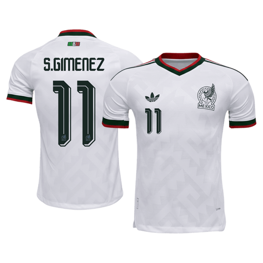 Camiseta Auténtica S.GIMENEZ #11 Mexico 2026 Segunda Equipación Copa del Mundo -Versión Jugador