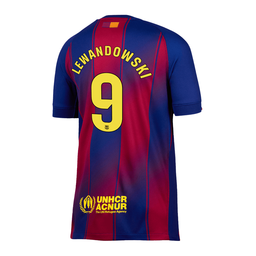 Camiseta LEWANDOWSKI #9 Barcelona 2025/26 Primera Equipación-Versión Hincha-Camisetas Pasion Shop