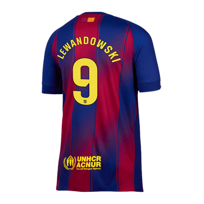 Camiseta LEWANDOWSKI #9 Barcelona 2025/26 Primera Equipación-Versión Hincha-Camisetas Pasion Shop