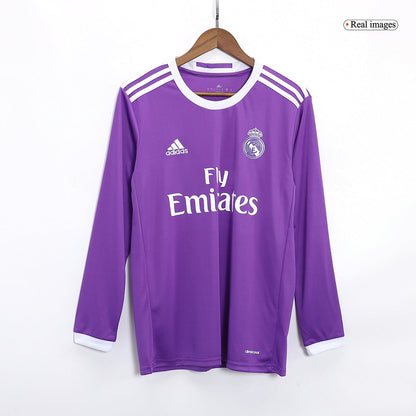 Camiseta Retro 2016/17 Ronaldo #7 Real Madrid Manga Larga