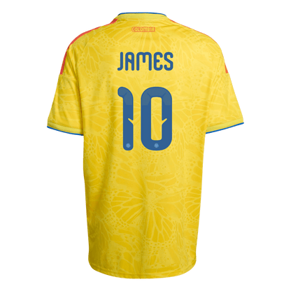 Camiseta JAMES #10 Colombia 2026 Primera Equipación Copa del Mundo - Versión Hincha