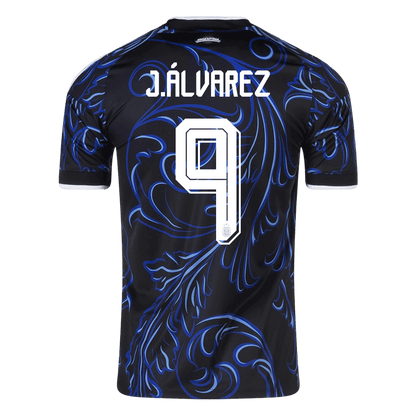 Camiseta J. ÁLVAREZ #9 Argentina 2026 Segunda Equipación Copa del Mundo - Versión Hincha