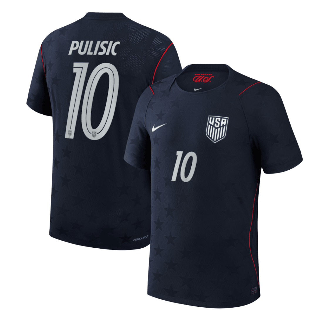 Camiseta Auténtica PULISIC #10 USA 2026 Segunda Equipación Copa del Mundo -Versión Jugador