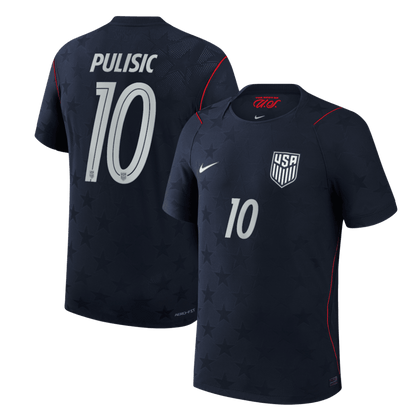 Camiseta Auténtica PULISIC #10 USA 2026 Segunda Equipación Copa del Mundo -Versión Jugador