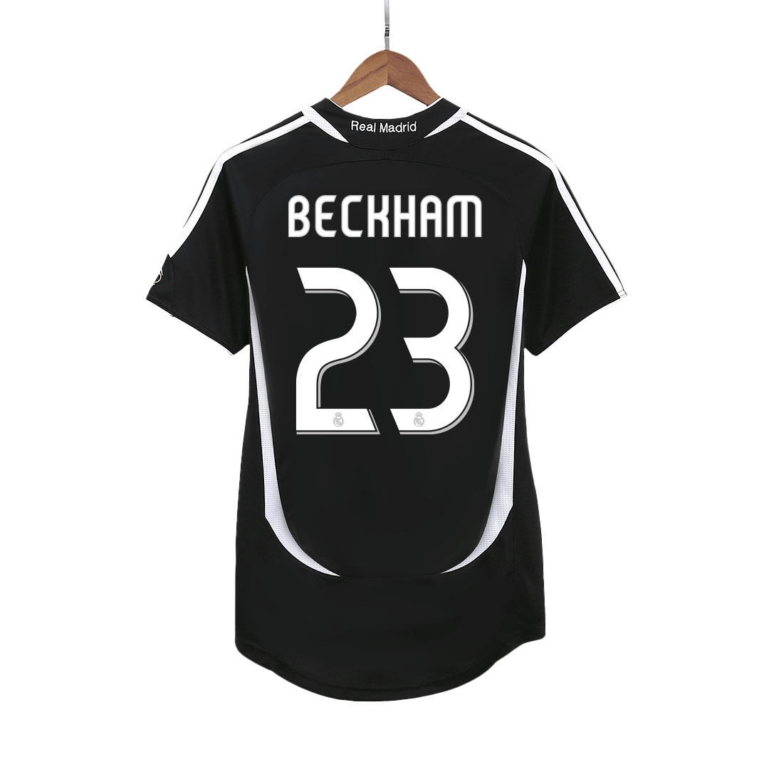 Retro 2006/07 BECKHAM #23 Real Madrid Segunda Equipación