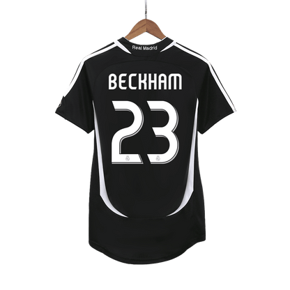 Retro 2006/07 BECKHAM #23 Real Madrid Segunda Equipación
