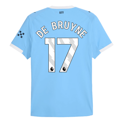 Camiseta Auténtica DE BRUYNE #17 Manchester City 2025/26 Primera Equipación-Versión Jugador