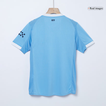 Camiseta Auténtica HAALAND #9 Manchester City 2025/26 Primera Equipación-Versión Jugador