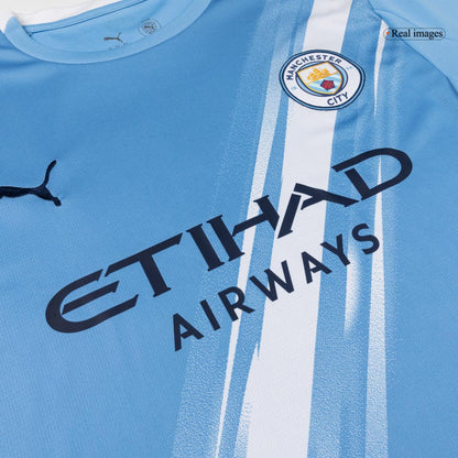 Calidad Premium Camiseta CHERKI #10 Manchester City 2025/26 Primera Equipación -Versión Hincha