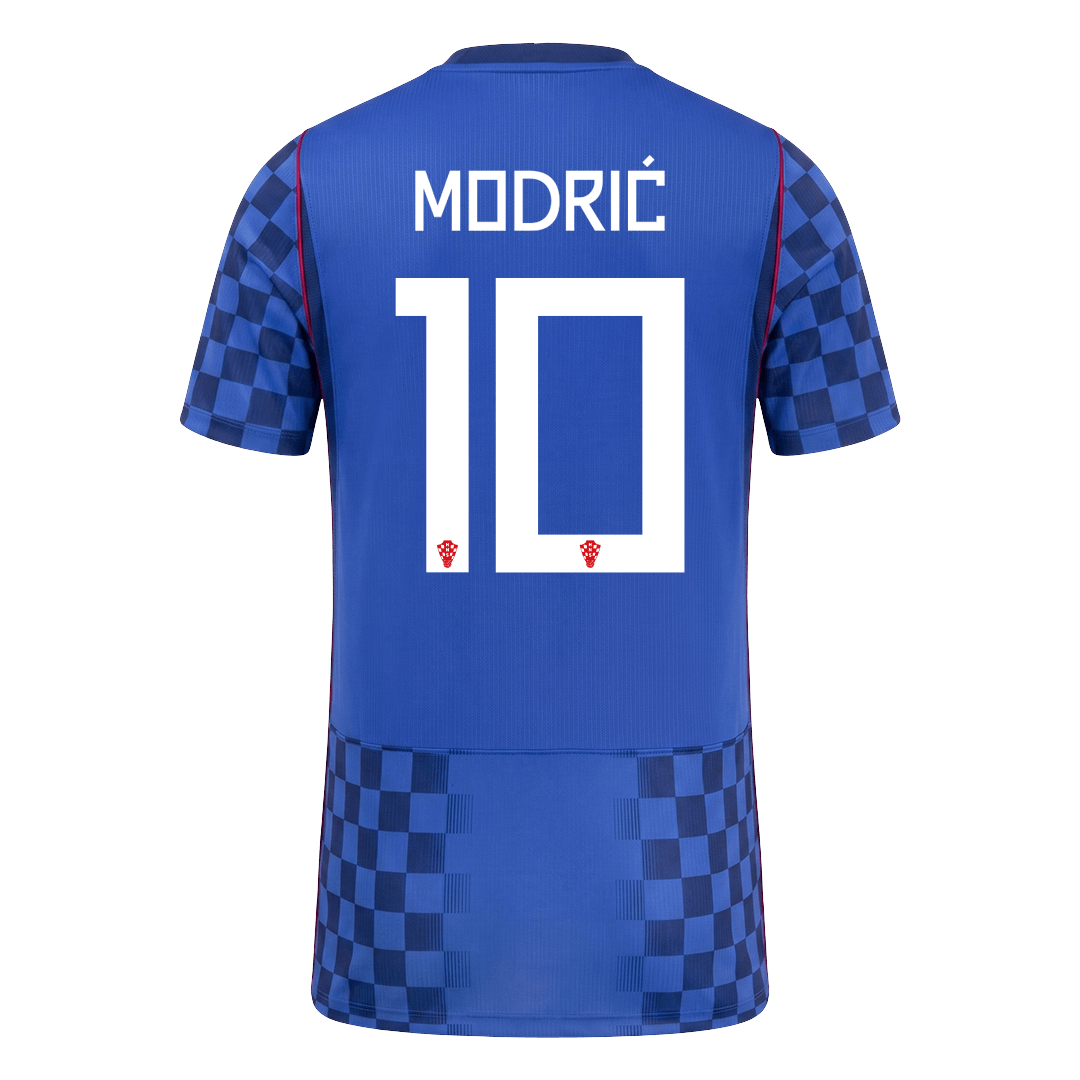 Camiseta Auténtica MODRIĆ #10 Croatia 2026 Segunda Equipación Copa del Mundo -Versión Jugador