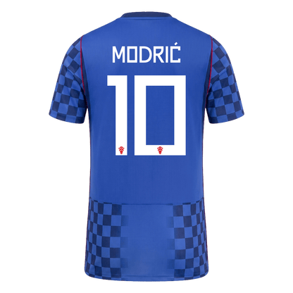 Camiseta Auténtica MODRIĆ #10 Croatia 2026 Segunda Equipación Copa del Mundo -Versión Jugador